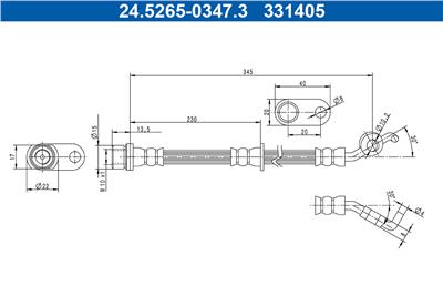 ATE 24.5265-0347.3 Číslo výrobce: 331405. EAN: 4006633417952.