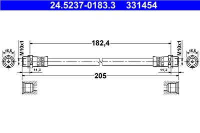 ATE 24.5237-0183.3 Číslo výrobce: 331454. EAN: 4006633422802.