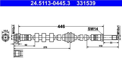 ATE 24.5113-0445.3 Číslo výrobce: 331539. EAN: 4006633434201.