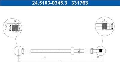 ATE 24.5103-0345.3 Číslo výrobce: 331763. EAN: 4006633500791.