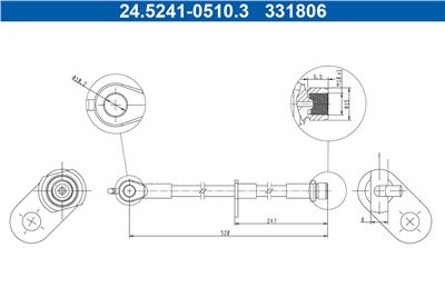 ATE 24.5241-0510.3 Číslo výrobce: 331806. EAN: 4006633504638.