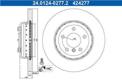 ATE 24.0124-0277.2 Číslo výrobce: 424277.