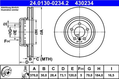 ATE 24.0130-0234.2 Číslo výrobce: 430234. EAN: 4006633405829.