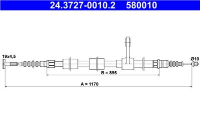 ATE 24.3727-0010.2 Číslo výrobce: 580010. EAN: 4006633137102.