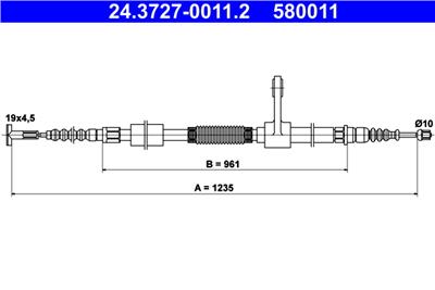ATE 24.3727-0011.2 Číslo výrobce: 580011. EAN: 4006633137126.