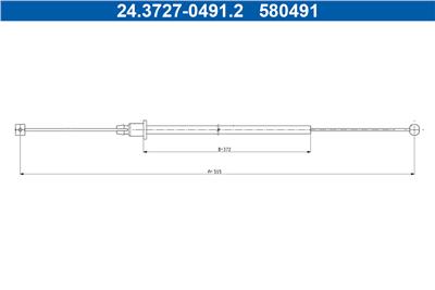 ATE 24.3727-0491.2 Číslo výrobce: 580491. EAN: 4006633495677.