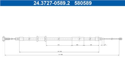 ATE 24.3727-0589.2 Číslo výrobce: 580589. EAN: 4006633496018.
