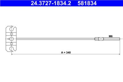 ATE 24.3727-1834.2 Číslo výrobce: 581834. EAN: 4006633479578.