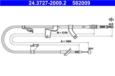 ATE 24.3727-2009.2 Číslo výrobce: 582009. EAN: 4006633423762.