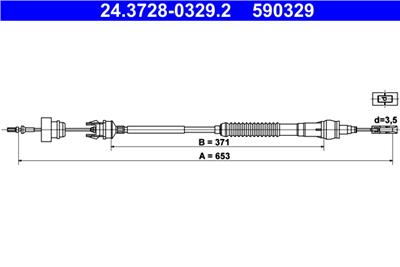 ATE 24.3728-0329.2 Číslo výrobce: 590329. EAN: 4006633118934.