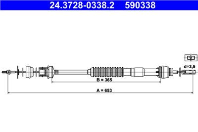 ATE 24.3728-0338.2 Číslo výrobce: 590338. EAN: 4006633274265.