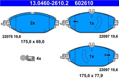ATE 13.0460-2610.2 Číslo výrobce: 602610. EAN: 4006633432375.