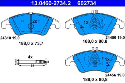 ATE 13.0460-2734.2 Číslo výrobce: 602734. EAN: 4006633325875.
