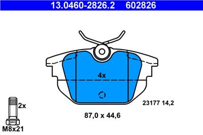 ATE 13.0460-2826.2 Číslo výrobce: 602826. EAN: 4006633292405.