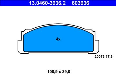 ATE 13.0460-3936.2 Číslo výrobce: 603936. EAN: 4006633082150.
