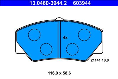 ATE 13.0460-3944.2 Číslo výrobce: 603944. EAN: 4006633127899.