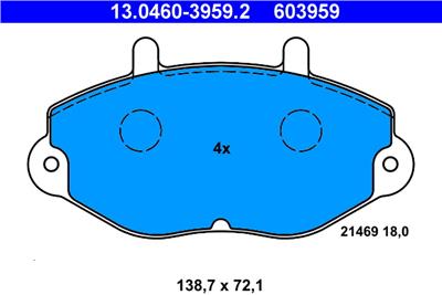 ATE 13.0460-3959.2 Číslo výrobce: 603959. EAN: 4006633278379.