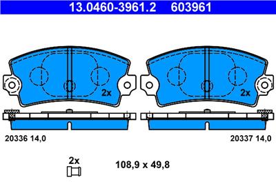 ATE 13.0460-3961.2 Číslo výrobce: 603961. EAN: 4006633278485.