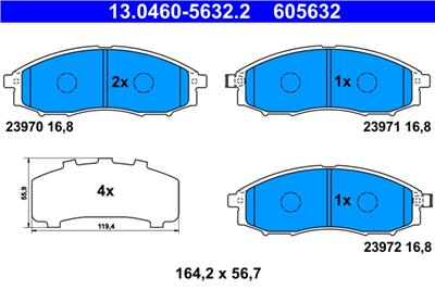 ATE 13.0460-5632.2 Číslo výrobce: 605632. EAN: 4006633371353.