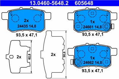 ATE 13.0460-5648.2 Číslo výrobce: 605648. EAN: 4006633409490.