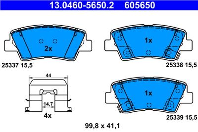 ATE 13.0460-5650.2 Číslo výrobce: 605650. EAN: 4006633435840.