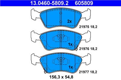 ATE 13.0460-5809.2 Číslo výrobce: 605809. EAN: 4006633108973.