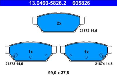 ATE 13.0460-5826.2 Číslo výrobce: 605826. EAN: 4006633051262.