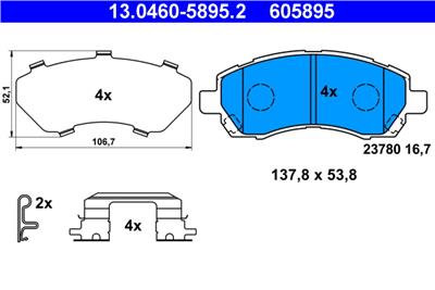 ATE 13.0460-5895.2 Číslo výrobce: 605895. EAN: 4006633312448.