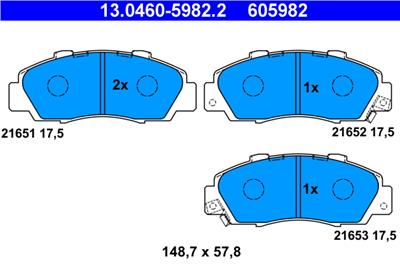 ATE 13.0460-5982.2 Číslo výrobce: 605982. EAN: 4006633022200.