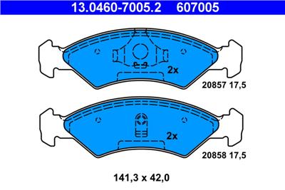 ATE 13.0460-7005.2 Číslo výrobce: 20857. EAN: 4006633109659.