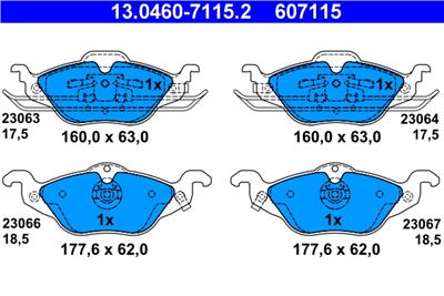 ATE 13.0460-7115.2 Číslo výrobce: 607115. EAN: 4006633069533.
