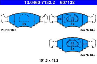 ATE 13.0460-7132.2 Číslo výrobce: 607132. EAN: 4006633008440.