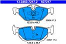 ATE 13.0460-7217.2 - Sada brzdových platničiek, vždy 4 kusy v sade