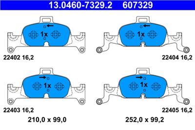 ATE 13.0460-7329.2 Číslo výrobce: 607329. EAN: 4006633339117.