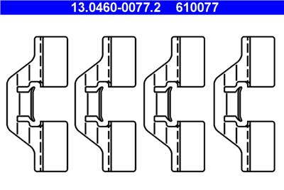 ATE 13.0460-0077.2 Číslo výrobce: 610077. EAN: 4006633326445.