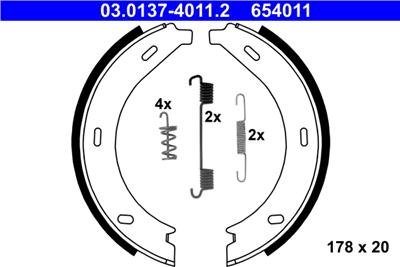 ATE 03.0137-4011.2 Číslo výrobce: 654011. EAN: 4006633343961.
