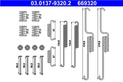 ATE 03.0137-9320.2 Číslo výrobce: 669320. EAN: 4006633473750.