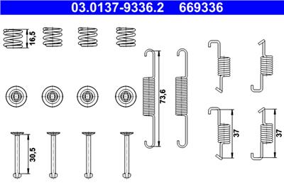 ATE 03.0137-9336.2 Číslo výrobce: 669336. EAN: 4006633478946.
