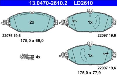 ATE 13.0470-2610.2 Číslo výrobce: LD2610. EAN: 4006633432382.