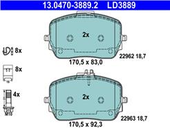 ATE 13.0470-3889.2 ATE Ceramic