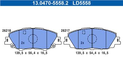 ATE 13.0470-5558.2 Číslo výrobce: LD5558. EAN: 4006633469890.