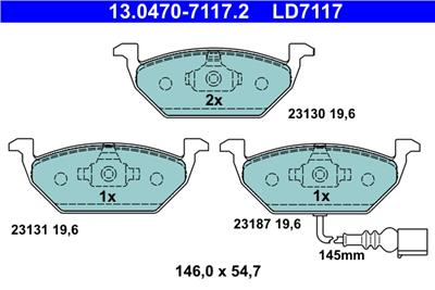 ATE 13.0470-7117.2 Číslo výrobce: LD7117. EAN: 4006633339933.