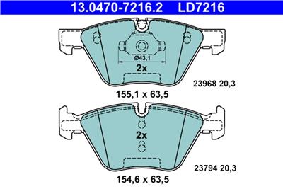 ATE 13.0470-7216.2 Číslo výrobce: LD7216. EAN: 4006633340533.