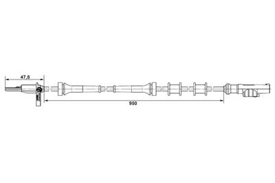 BOSCH 0 265 007 883 Číslo výrobce: WHEEL-SPEED SENSOR; DF11. EAN: 3165144087267.