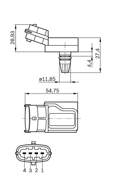 BOSCH 0 281 002 573 Číslo výrobce: DS-LDF6-T. EAN: 3165143356609.