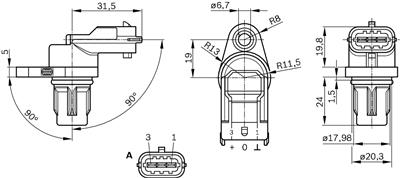 BOSCH 0 281 002 667 Číslo výrobce: PG-3-8. EAN: 3165144045229.
