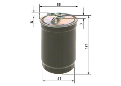 BOSCH 0 450 906 172 Číslo výrobce: N 6172. EAN: 3165141044799.