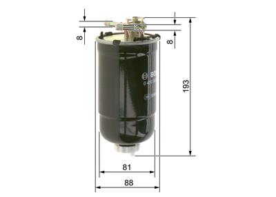 BOSCH 0 450 906 322 Číslo výrobce: N 6322. EAN: 3165141273977.