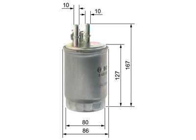 BOSCH 0 450 906 357 Číslo výrobce: N 6357. EAN: 3165141233995.
