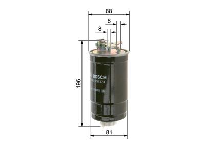 BOSCH 0 450 906 374 Číslo výrobce: N 6374. EAN: 3165143177112.